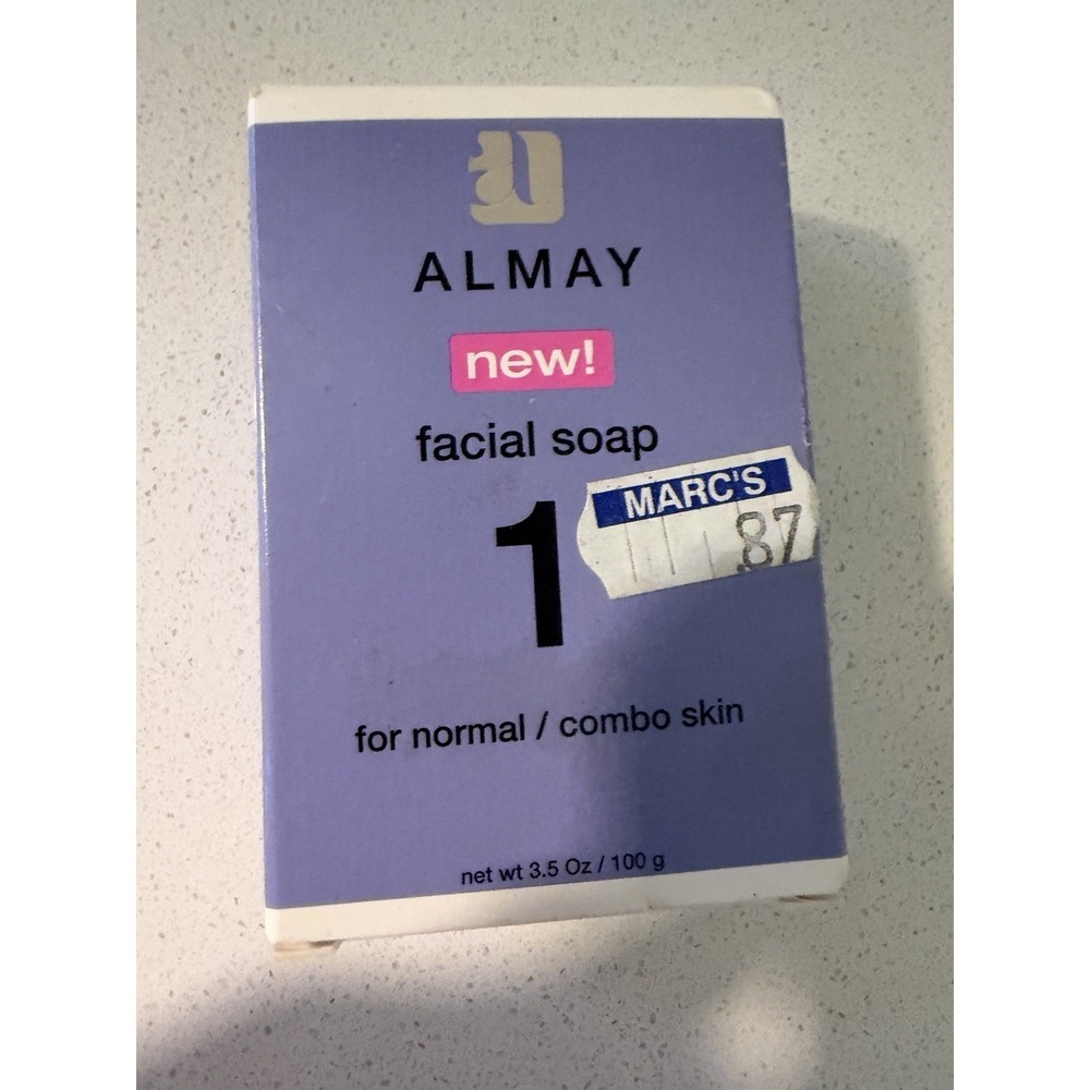 New Old Stock Almay Facial Soap 1 For Oily Skin Bar